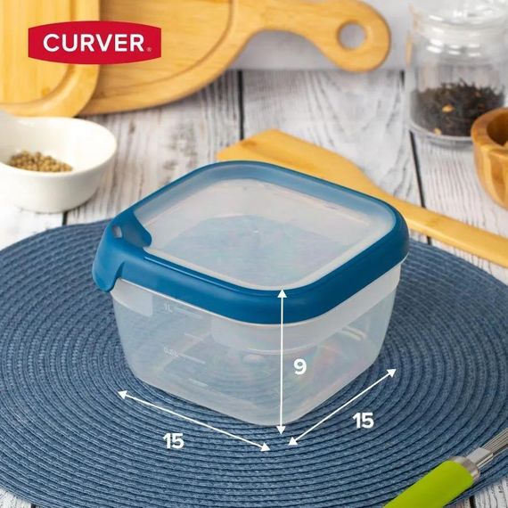 Контейнер для еды пищевой пластиковый с крышкой Curver Grand Chef 1.2 л (00014) | Зображення 5