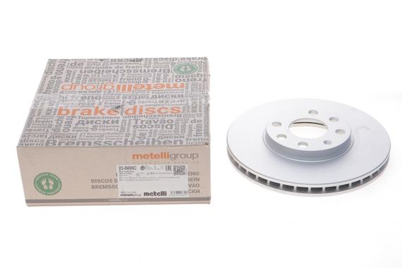 Диск гальмівний передній Opel Astra F G 98-09 Chevrolet Astra 02-11 256x23.8  з покр.  вент.  23-0490C | Зображення 1