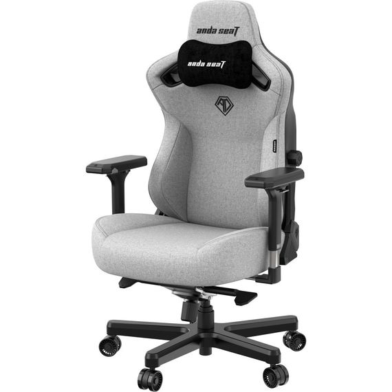 Крісло ігрове Anda Seat Kaiser 3 Fabric Size XL Grey (AD12YDC-XL-01-G-PV/F) | Зображення 1