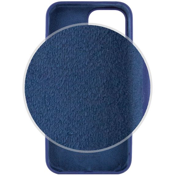 Чехол Silicone Case Full Protective (AA) для Apple iPhone 14 Pro (6.1") Синий / Deep navy | Зображення 2