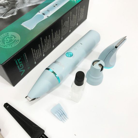 Электрическая машинка для стрижки животных с насадками, Триммер-машинка для животных CV-64 | Зображення 7