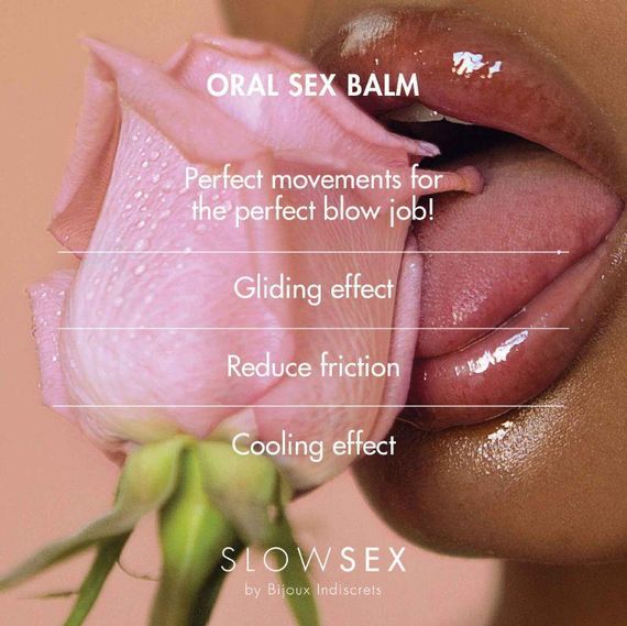 Бальзам для орального сексу на водній основі ORAL SEX BALM Slow Sex Bijoux Indiscrets, 10 мл Sex Aura | Зображення 5