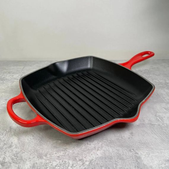 Сковорода гриль Le Creuset Square Grillet 20183260600422 26 см вишнева | Зображення 1