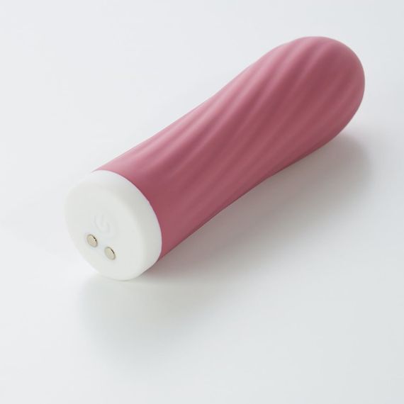 Міні-вібратор рельєфний Sweet Em Velvet Lure, рожевий Sex Aura | Зображення 4