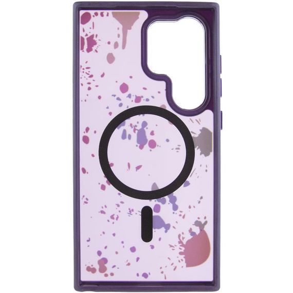 Чехол TPU+PC Flush with Magnetic Fit для Samsung Galaxy S25 Ultra  Dark purple | Зображення 2