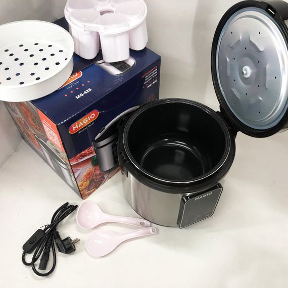 Скороварка пароварка мультиварка, Электронные мультиварки рисоварки, Хорошая бюджетная мультиварка RM-23 | Зображення 7