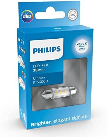 11854WU60X1 (PHILIPS) Festoon 38mm LED Ultinon Pro6000 (4000K)