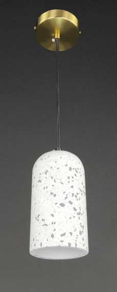 Люстра підвісна на 1 лампочку 27696 Латунь 25-180х10х10 см. | Зображення 3