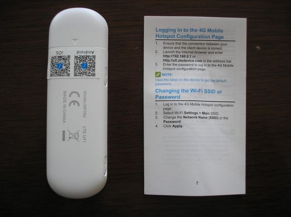 Роутер модем WіIFi 4G LTE ZTE MF 79 U GSM USB 3G  два выхода под антенну для киевстар лайф водафон | Зображення 3
