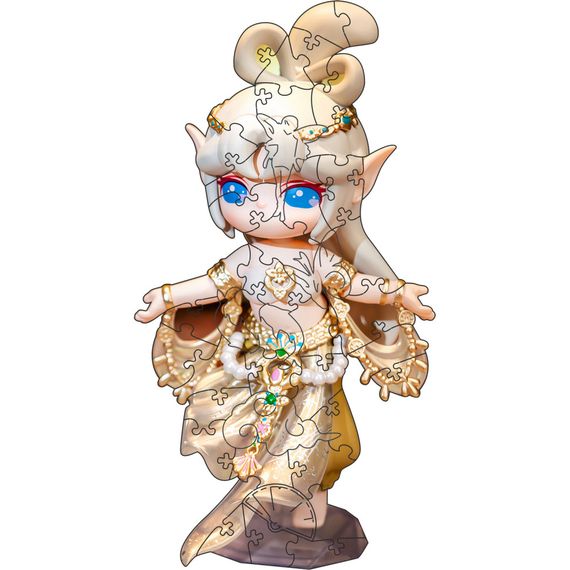 Фигурный пазл из дерева "Сури" PZ016-A4C-AC размер А4, картонная коробка