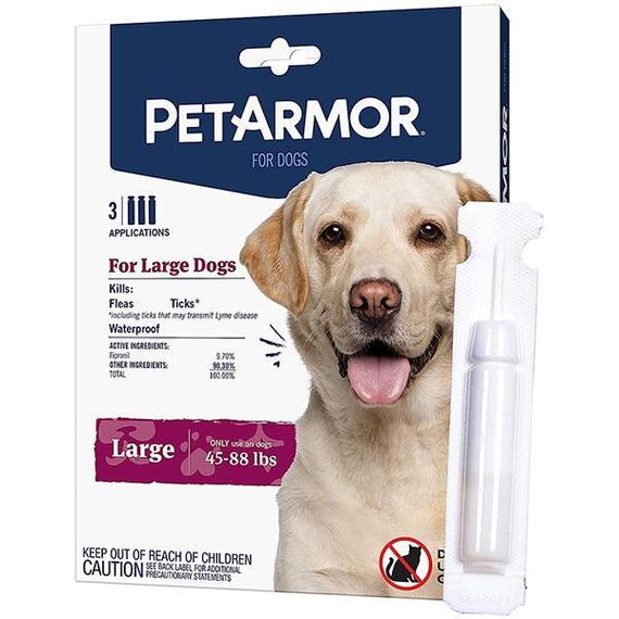 PetArmor Large петармор капли від бліх, кліщів, вошей для собак 20-40кг, 2.68мл