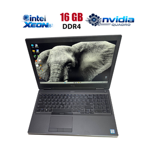 Мобильная рабочая станция Dell Precision 7540 / 15.6" (1920x1080) IPS / Intel Xeon E-2276M (6 (12) ядер по 2.8 - 4.7 GHz) / 16 GB DDR4 / 256 GB SSD / nVidia Quadro T1000, 4 GB GDDR5, 128-bit / WebCam б/в