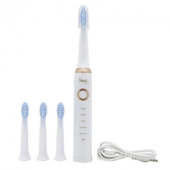 Зубна щітка з моторчиком Shuke SK-601, Ультразвукова зубна щітка AV-859 для відбілювання | Зображення 9