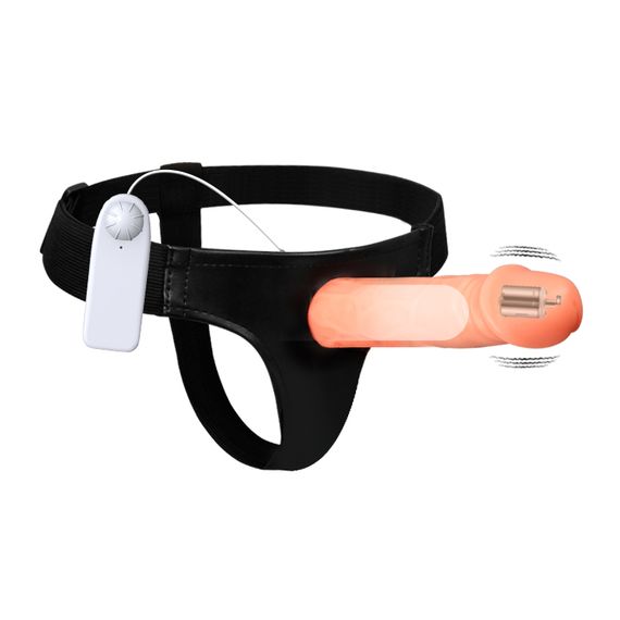 Страпон - Baile Jessica Strap On Vibrating, 17 см | Зображення 8