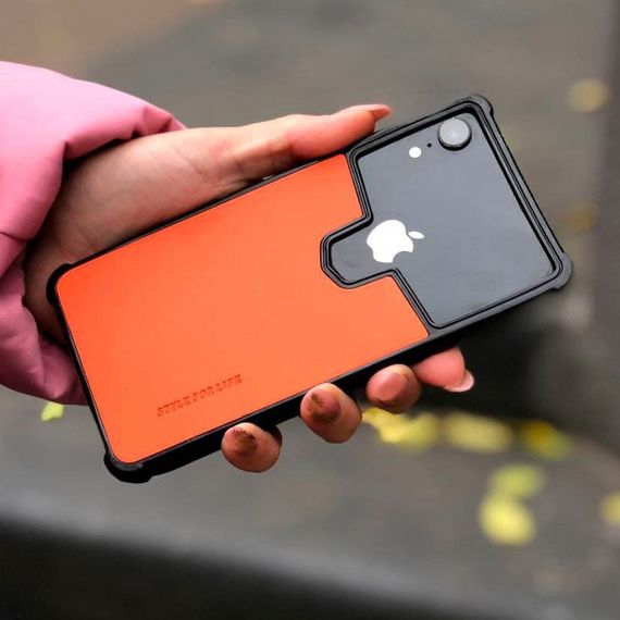 Універсальний TPU чохол Colour з посиленими кутами 5.6-5.9 Помаранчевий | Зображення 1