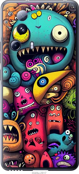 Чехол на Xiaomi Civi 2 Cмешные монстры "5549u-2917-17620"
