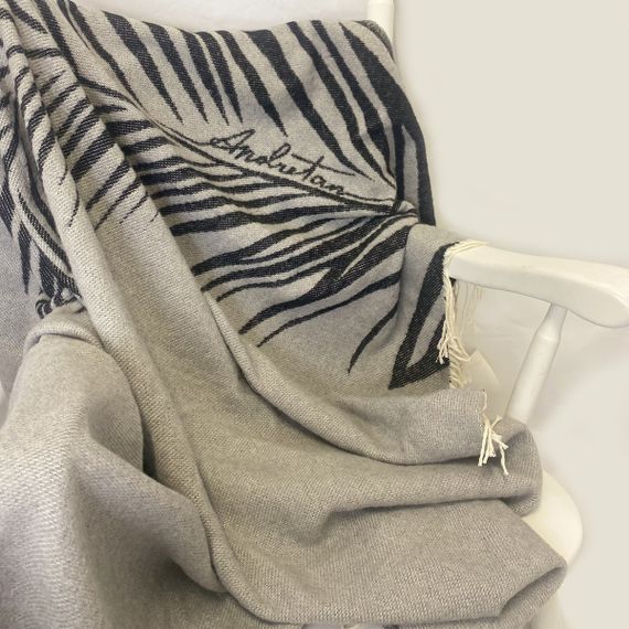 Плед SoundSleep by ANDRE TAN Ранок на Мальдівах бавовняний 140х200 см сірий (2251970798017) | Зображення 3