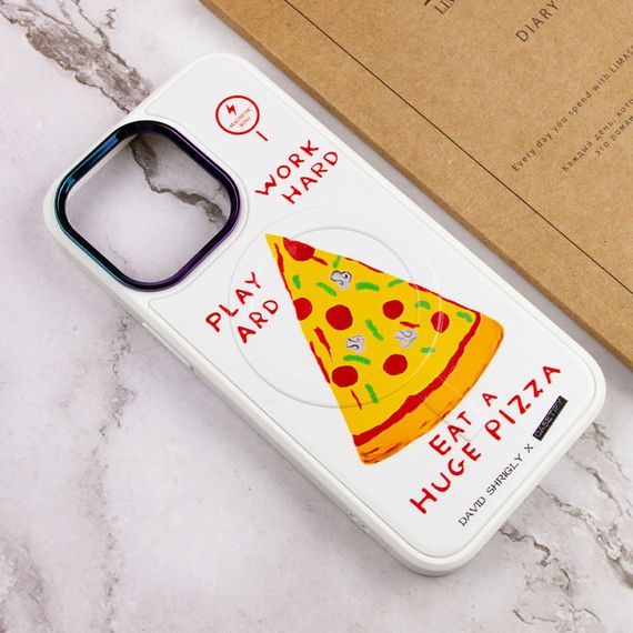 TPU+PC чохол Funny pictures with MagSafe для Apple iPhone 13 Pro Max (6.7") TPU+PC, Pizza | Зображення 3
