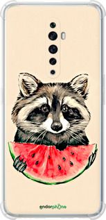 Чохол на Oppo Reno 2Z Єнотик з кавуном "4605sp-1867-2448"