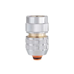 Конектор для поливального шлангу 1/2"-5/8" з системою "Aquastop" Claber Metal-Jet 9611