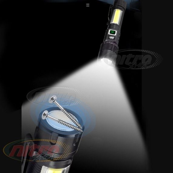 Ліхтар COB18 White Laser LED XPRO PM10 TG COB з магнітом, Power Bank, зарядка через Type-C, zoom (47148-18_265) | Зображення 8