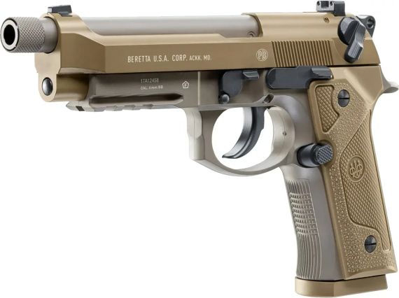 Пістолет страйкбольний Umarex Beretta M9A3 FM Blowback СО2 кал. 6 мм ВВ. FDE | Зображення 1