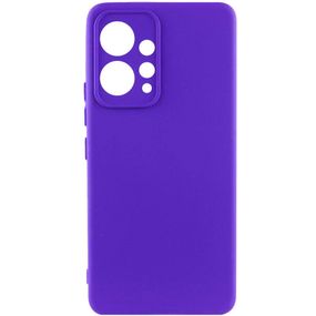 Чехол Silicone Cover Lakshmi Full Camera (AA) для Xiaomi Redmi Note 12 4G Full camera, Фіолетовий / Purple