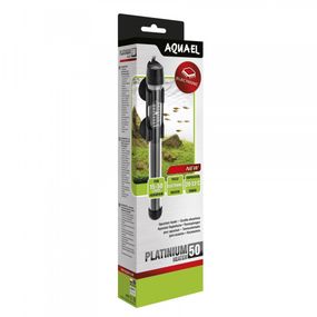 Обігрівач Aquael Platinum Heater 50 для акваріума з електронним термостатом 15-50 л 50 Вт 22,5см