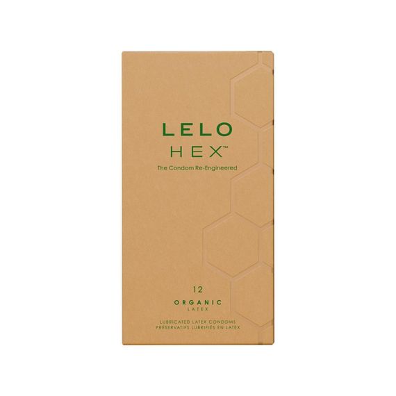 Презервативы LELO HEX Condoms Organic 12 Pack, тонкие и суперпрочные (мятая упаковка!!!) sexstyle | Зображення 2