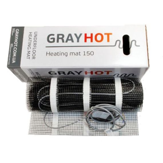Тепла підлога під плитку нагрівальний мат GrayHot 150 Вт/м2 2,9 м2 (444 Вт) | Зображення 3