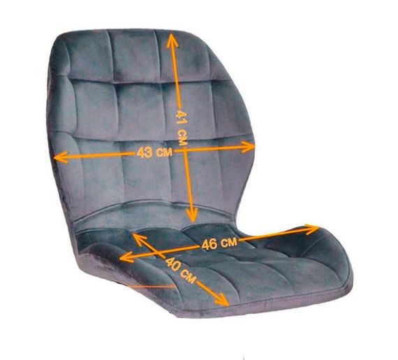 Напівбарний стілець Fox Bar 65 ML (GD) із золотими металевими ніжками, м'яке сидіння велюр бежевий OR-851 | Зображення 6