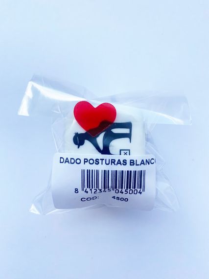 Гральний кубик КАМАСУТРА білий Sex Aura | Зображення 2