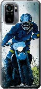 Чехол на Xiaomi Redmi Note 10 Мотокросс из пластика FCh_056977