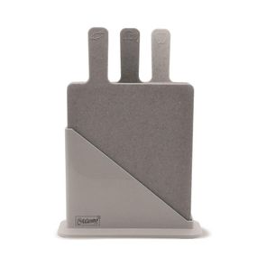 Набір дошок кухонних (3 дошки + підставка) пластик MR-1789G Maestro