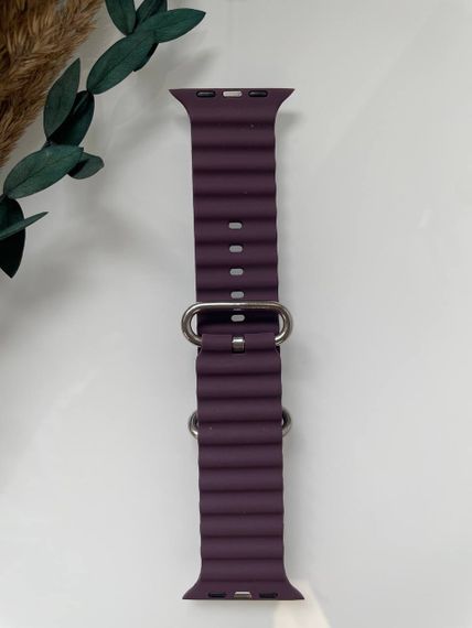 Силіконовий ремінець для Smart Watch Ocean Band 42/44/45/49 (Сливовий) | Зображення 5
