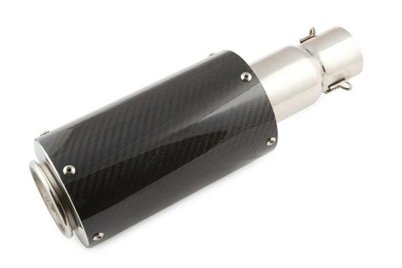 Глушник (тюнінг) 325*100 mm (неіржавка, овал, карбон, прямоток) 118