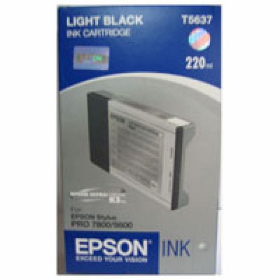 Картридж Epson St Pro 7800/7880/9800 light black (C13T603700) | Зображення 1