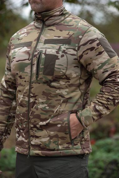 Військова Кофта Мультикам Army Combat MTP мікрофліс кубик | Зображення 4