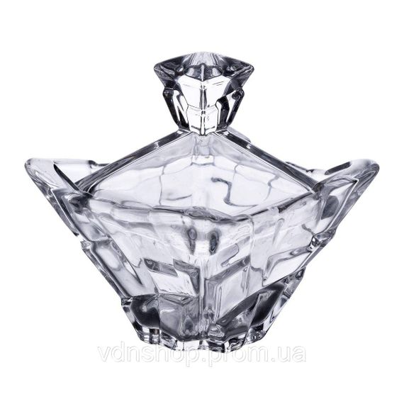 Сахарница с крышкой 8.5×8.5×8.5 см ваза сахарница квадратная стеклянная HP-4-116