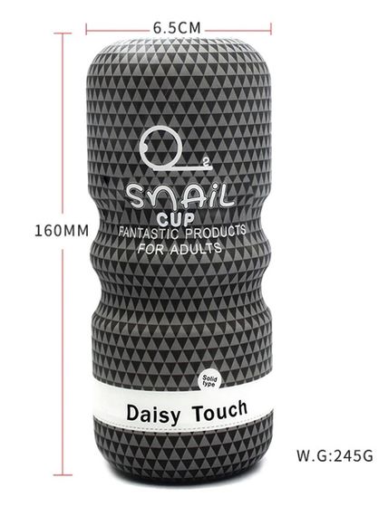 Мастурбатор чашка Snail Cup (Vagina) Babydoll Універсальний. Чорний 103-3 | Зображення 8