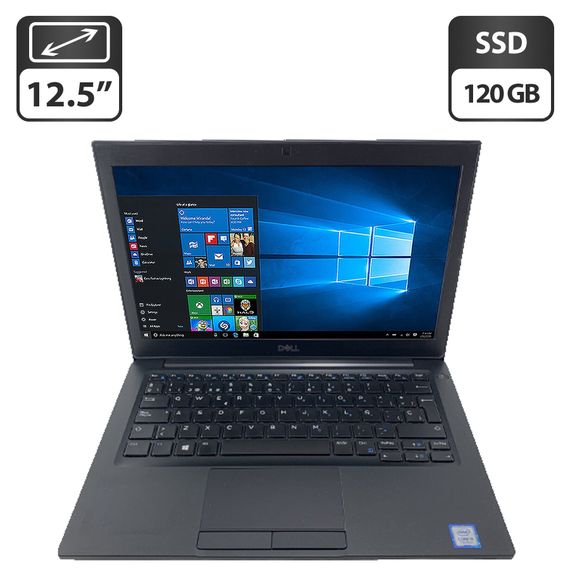Нетбук Dell Latitude 7290 / 12.5" (1366x768) TN / Intel Core i5-8350U (4 (8) ядра по 1.7 - 3.6 GHz) / 4 GB DDR4 / 120 GB SSD / Intel UHD Graphics 620 / WebCam б/у