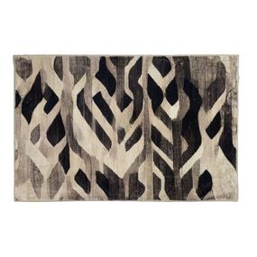 Килимок універсальний для підлоги Плюш Абстракція 75*150см бежевий Дариана