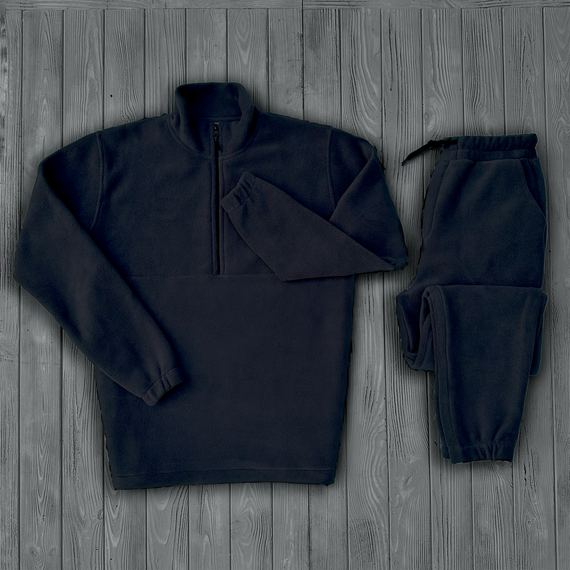 Костюм плюш чорний S XL