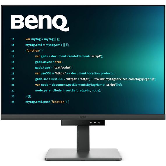 TFT 28.2" BenQ RD280U, IPS, 3840x2560, 3:2, USB-C, HDMI, DP, HAS, Pivot, колонки, металік-сірий | Зображення 1