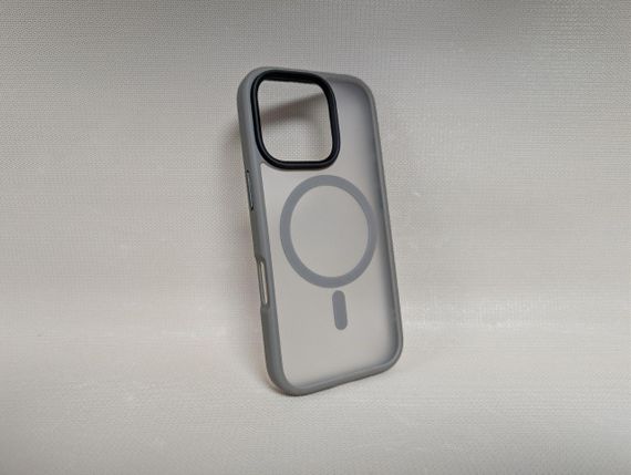 Чохол для iPhone 16 Pro / Айфон 16 Про Wave Matte Insane, TPU, матовий, напівпрозорий, сірий