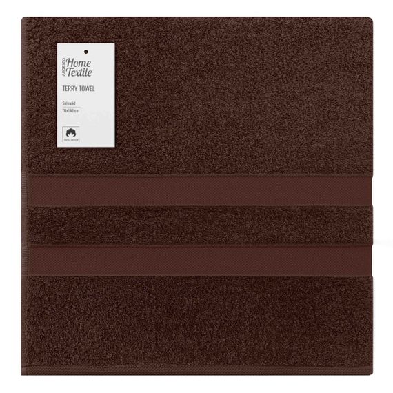 Полотенце банное Ardesto Splendid ART2370BR 70х140 см коричневое | Зображення 2