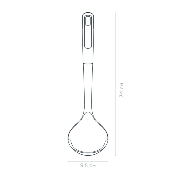 Половник Vinzer Sous-Chef VZ-50682 34х9.5 см | Зображення 1