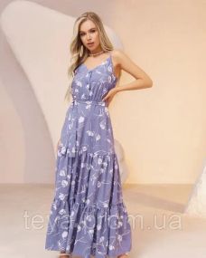 Плаття для жінок колір блакитний розмір M FI_001453