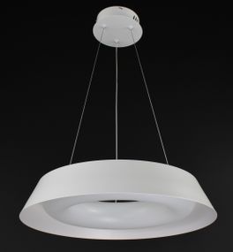 Люстра світлодіодна підвісна LED світильник для квартири на стелю лед з пультом 27575 Білий 25-90х50х50 см.