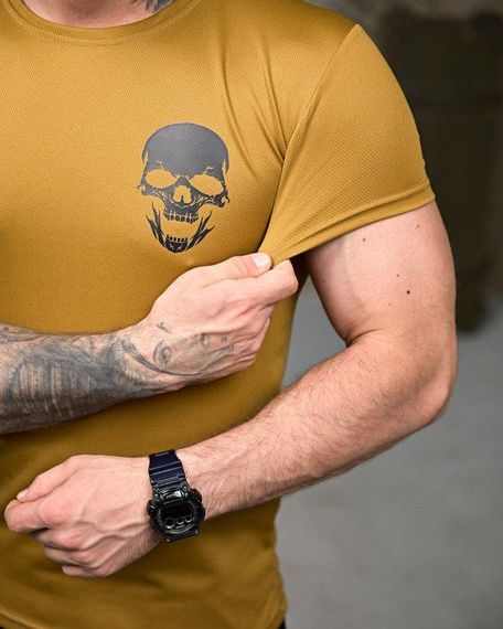 Тактична потоотводна футболка Король посадки coyot ПП7845 | Зображення 4